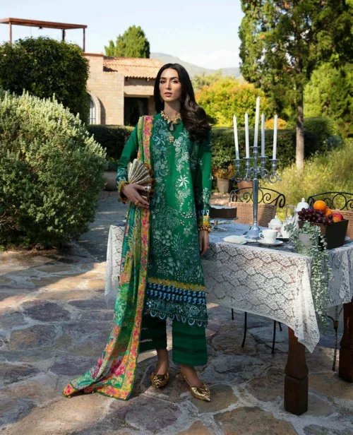 Ilana Luxury Lawn Unstitched By Republic Womens Wear | Hèlene (D3-B) - Patel Brothers NX