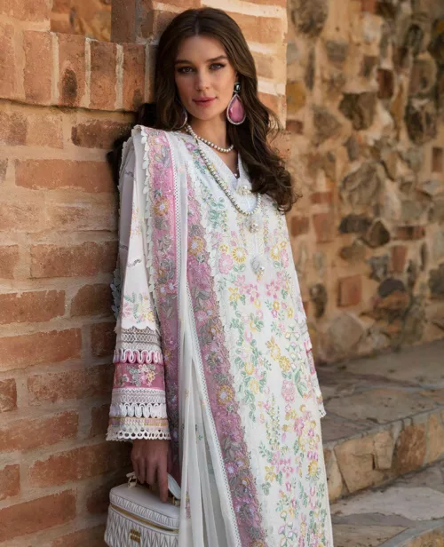 Ilana Luxury Lawn Unstitched By Republic Womens Wear | Rêveuse (D4-A) - Patel Brothers NX 4