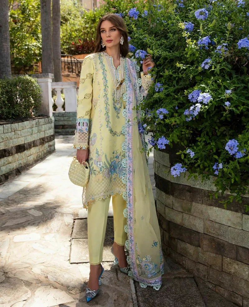 Ilana Luxury Lawn Unstitched By Republic Womens Wear | Sylvie (D7-B) - Patel Brothers NX 3