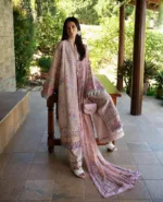 Ilana Luxury Lawn Unstitched By Republic Womens Wear | Lumière (D8-B) - Patel Brothers NX 10