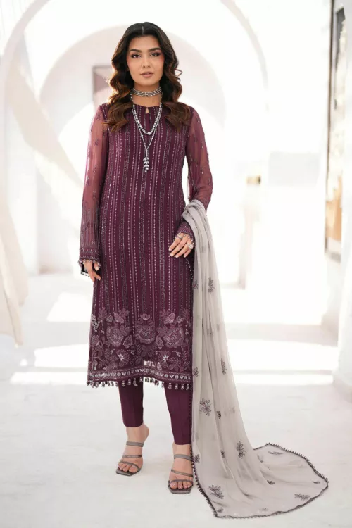 Khus Khas | Embroidered Chiffon | CLAIRE K-1509 - Patel Brothers NX 3