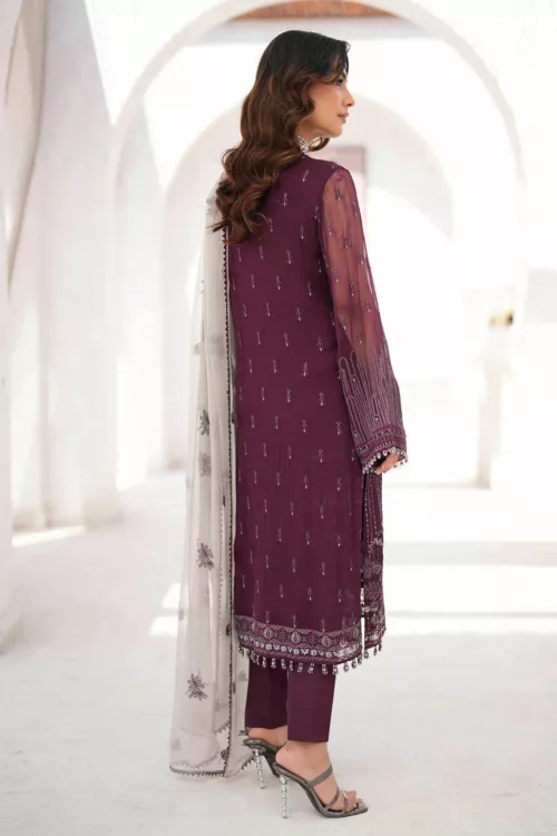 Khus Khas | Embroidered Chiffon | CLAIRE K-1509 - Patel Brothers NX 4