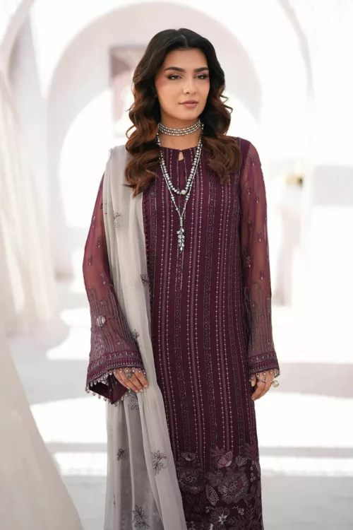 Khus Khas | Embroidered Chiffon | CLAIRE K-1509 - Patel Brothers NX 6