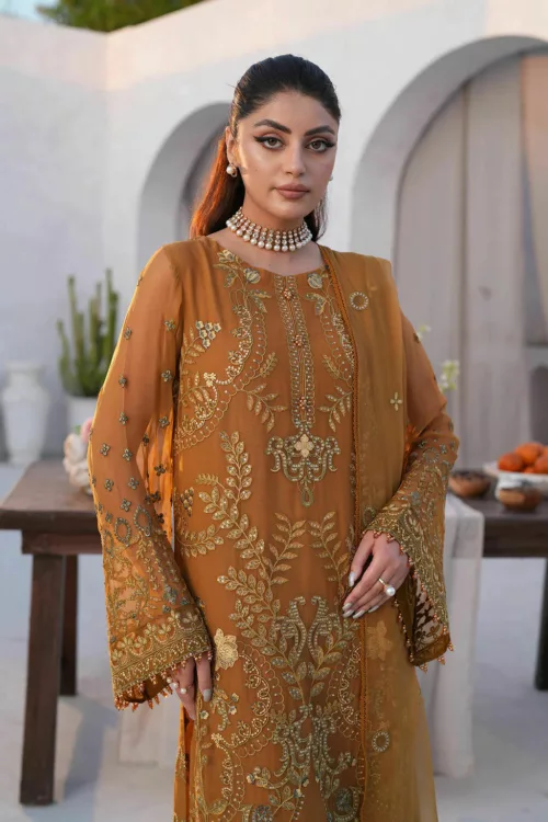 Khus Khas | Embroidered Chiffon | DIANE K-1503 - Patel Brothers NX 4