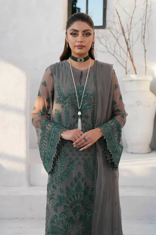 Khus Khas | Embroidered Chiffon | ELLE K-1508 - Patel Brothers NX 4