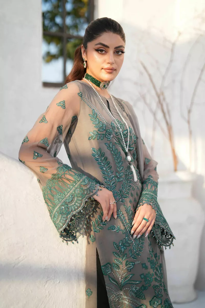 Khus Khas | Embroidered Chiffon | ELLE K-1508 - Patel Brothers NX 5