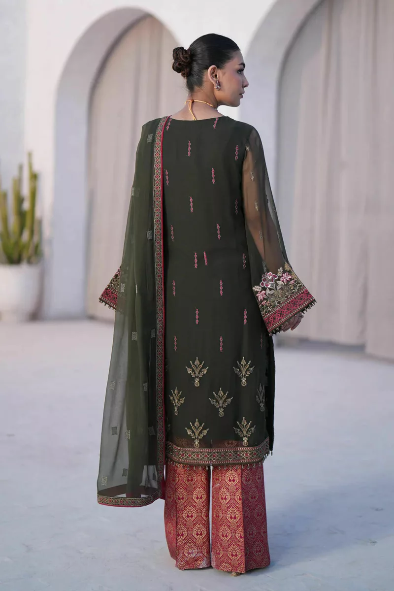 Khus Khas | Embroidered Chiffon | RAHA K-1504 - Patel Brothers NX 4