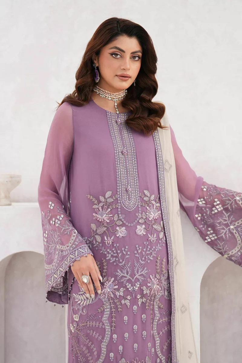 Khus Khas | Embroidered Chiffon | REYA K-1510 - Patel Brothers NX 5