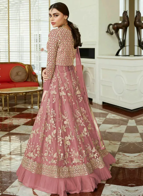 Fancy Embroidered Western Gown |  Ash-7037 B - Patel Brothers NX 2