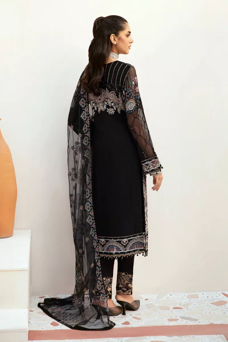 Unstitched Chiffon 3-Piece Suit By Ramsha F-2606 - Patel Brothers NX 7