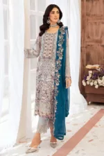 Unstitched Chiffon 3-Piece Suit By Ramsha F-2609 - Patel Brothers NX 7