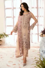 Unstitched Chiffon 3-Piece Suit By Ramsha F-2611 - Patel Brothers NX 9