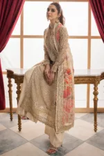 3-Pc Unstitched Premium Luxury Handwork Chiffon Suit with Embroidered & Printed Dupatta – DJW4-05 - Patel Brothers NX 19