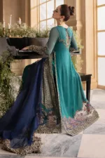 3-Pc Unstitched Premium Luxury Handwork Chiffon Suit with Embroidered Organza Dupatta – DJW4-07 - Patel Brothers NX 17