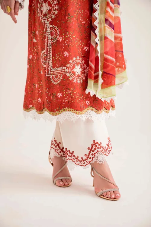 Unstitched 3-Piece Lawn Suit – Lila SAL-01-24 by Sable Vogue - Patel Brothers NX 4