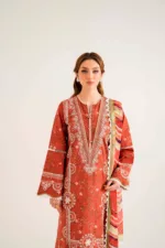 Unstitched 3-Piece Lawn Suit – Lila SAL-01-24 by Sable Vogue - Patel Brothers NX 11