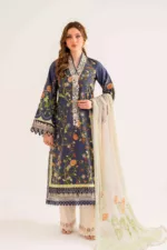 Unstitched 3-Piece Lawn Suit – Lila SAL-06-24 by Sable Vogue - Patel Brothers NX 12