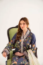 Unstitched 3-Piece Lawn Suit – Lila SAL-06-24 by Sable Vogue - Patel Brothers NX 17