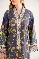 Unstitched 3-Piece Lawn Suit – Lila SAL-06-24 by Sable Vogue - Patel Brothers NX 14