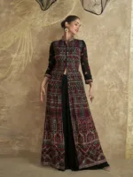 Embroidered Long Gown – Aza by Sayuri 5637 - Patel Brothers NX 5