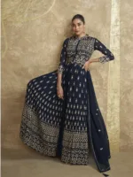 Embroidered Long Gown – Aza by Sayuri 5636 - Patel Brothers NX 10