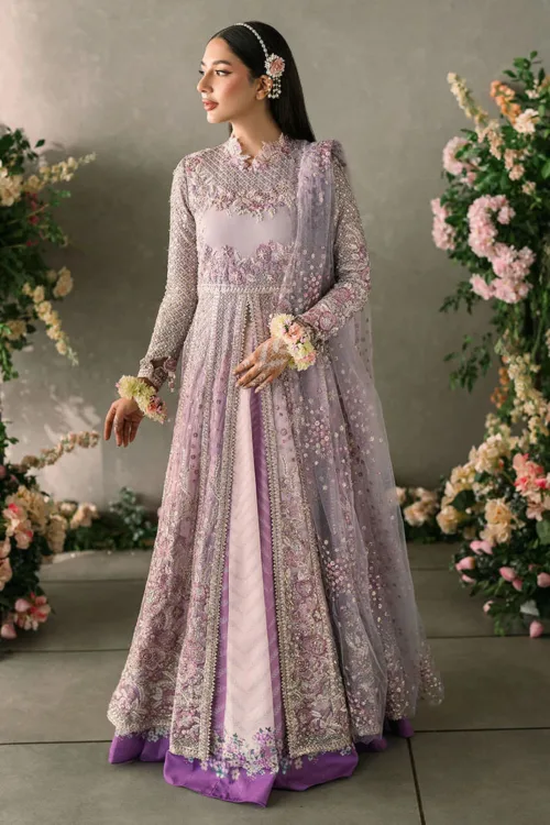 Lavendar Mastani Luxury Chiffon Collection – Alyana by Mushq - Patel Brothers NX 4