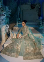 Luxury Formal Dress in Aqua Blue (Unstitched) EFE-02 ELSA - Patel Brothers NX 17