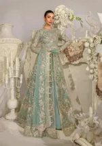 Luxury Formal Dress in Aqua Blue (Unstitched) EFE-02 ELSA - Patel Brothers NX 18