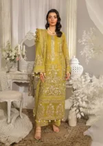 Luxury Formal Dress in Chic Lemon (Unstitched) EFE-03 SUNLIT - Patel Brothers NX 11