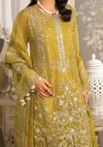 Luxury Formal Dress in Chic Lemon (Unstitched) EFE-03 SUNLIT - Patel Brothers NX 17