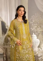 Luxury Formal Dress in Chic Lemon (Unstitched) EFE-03 SUNLIT - Patel Brothers NX 12