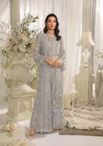 Luxury Formal Dress in Light Grey (Unstitched) EFE-04 DOVE - Patel Brothers NX 15