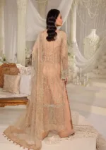 Luxury Formal Dress in Elegant Peach (Unstitched) EFE-06 ZYVA - Patel Brothers NX 12