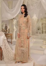 Luxury Formal Dress in Elegant Peach (Unstitched) EFE-06 ZYVA - Patel Brothers NX 11