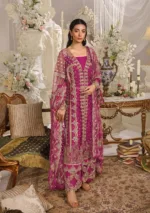 Luxury Formal Dress in Magenta Muse (Unstitched) EFE-07 REGALIA - Patel Brothers NX 20