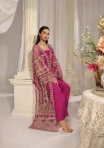 Luxury Formal Dress in Magenta Muse (Unstitched) EFE-07 REGALIA - Patel Brothers NX 17