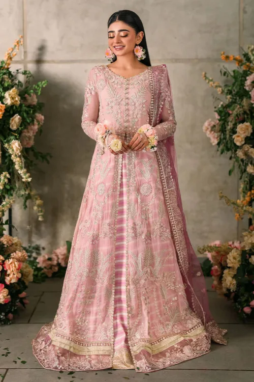 Light Pink Mastani Luxury Chiffon Collection – Maisha by Mushq - Patel Brothers NX 4