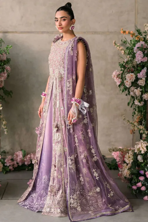 Lilac Mastani Luxury Chiffon Collection – Sana by Mushq - Patel Brothers NX 4