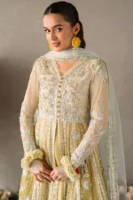 Yellow Mastani Luxury Chiffon Collection – Hira by Mushq - Patel Brothers NX 15