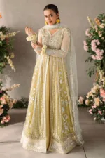 Yellow Mastani Luxury Chiffon Collection – Hira by Mushq - Patel Brothers NX 10