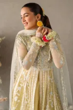 Yellow Mastani Luxury Chiffon Collection – Hira by Mushq - Patel Brothers NX 12