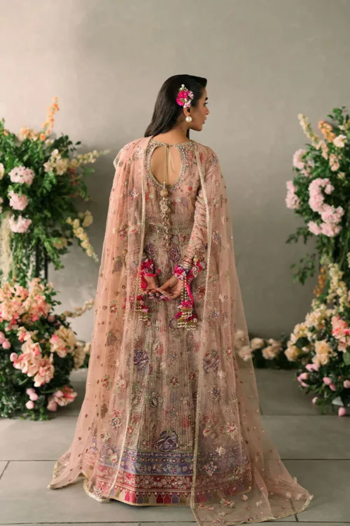 Smoky Peach Mastani Luxury Chiffon Collection – Sona by Mushq - Patel Brothers NX 2