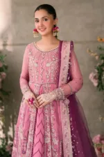 Rose Pink Mastani Luxury Chiffon Collection – Dua by Mushq - Patel Brothers NX 13