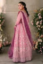 Rose Pink Mastani Luxury Chiffon Collection – Dua by Mushq - Patel Brothers NX 11