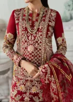 Ruby Unstitched Wedding by Crimson X Saira Shakira ’24 | Artisan Story CW24-D7 - Patel Brothers NX 14