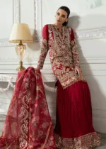 Ruby Unstitched Wedding by Crimson X Saira Shakira ’24 | Artisan Story CW24-D7 - Patel Brothers NX 12