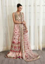 Rose Pink Unstitched Wedding by Crimson X Saira Shakira ’24 | Crystal Chinoiserie CW24-D6 - Patel Brothers NX 13