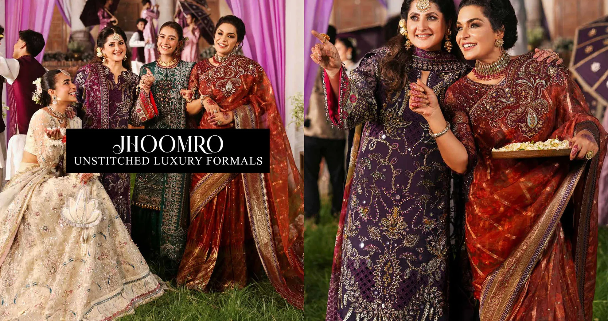 Nureh Jhoomro Unstitched Luxury Formals