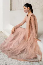 Light Peach 3-Pc Unstitched Embroidered Chiffon Suit By Naqsh | S-1409 - Patel Brothers NX 15