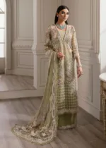 Pistachio Green Unstitched Wedding by Crimson X Saira Shakira ’24 | Sparkle Cascade CW24-D3 - Patel Brothers NX 15